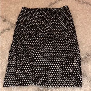 Fendi Pencil Skirt Black and White - 100% Auth